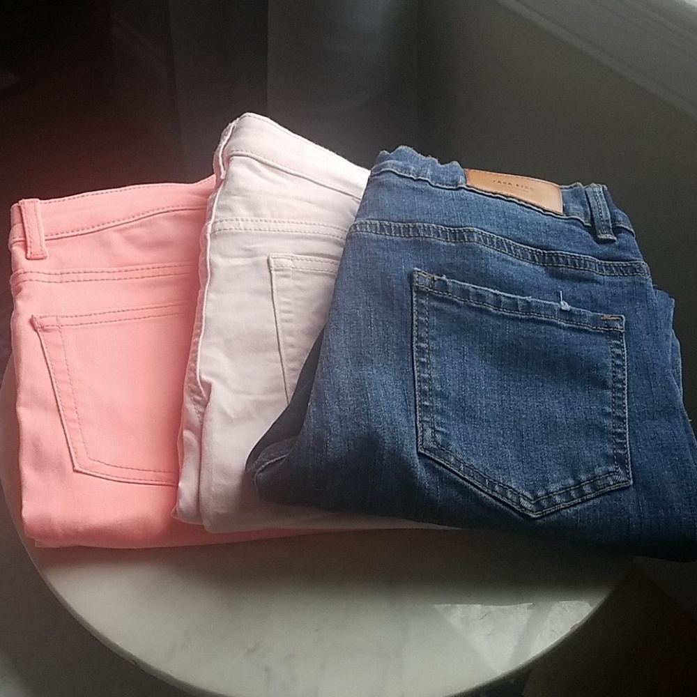 Set of three girls size 12 jeans